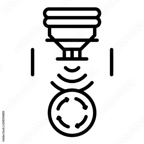 Quadro su tela Tilt Sensor Icon