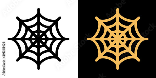 Halloween spider web clip art