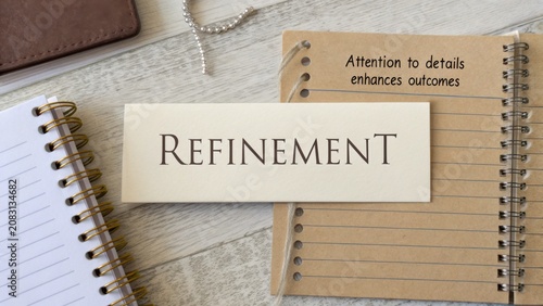 Attention to Detail Enhances Outcomes with the Concept of Refinement Displayed on Notebooks and Simple Accessories
