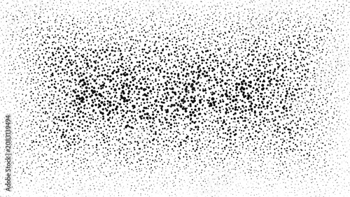 Black linear vertical halftone dots background abstract dot gradient pattern on white vector