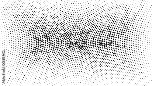 Black linear vertical halftone dots background abstract dot gradient pattern ...