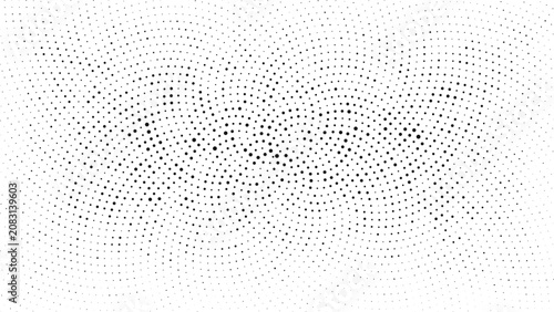 Black linear vertical halftone dots background abstract dot gradient pattern ...