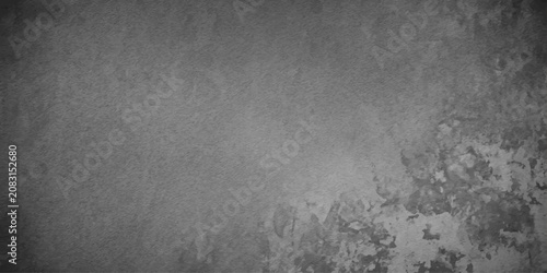 Dark grunge metal texture background with rough aged steel surface pattern and vintage dark grey concrete backdrop