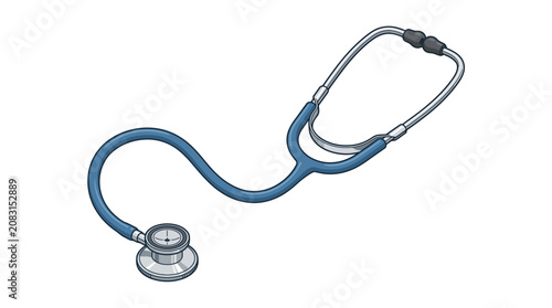 Medical Stethoscope Vector Illustration