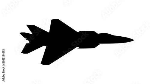 Photos Modern black fighter jet flying with afterburners Vector