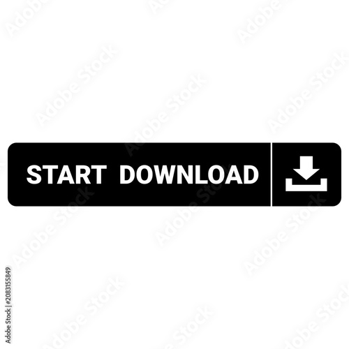 start download button transparent background