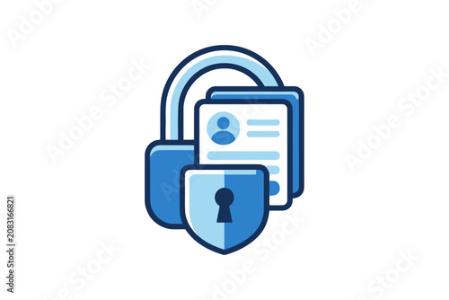 Data Privacy and Identity Protection Icon