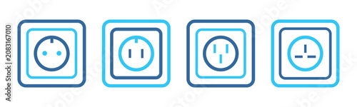 Photos power supply outlet icon