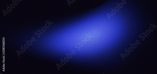 Fotografie Blue abstract gradient light texture background dark shadow blur grain with soft