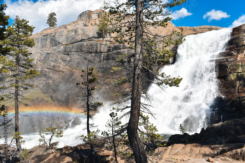 waterfall in yosemite