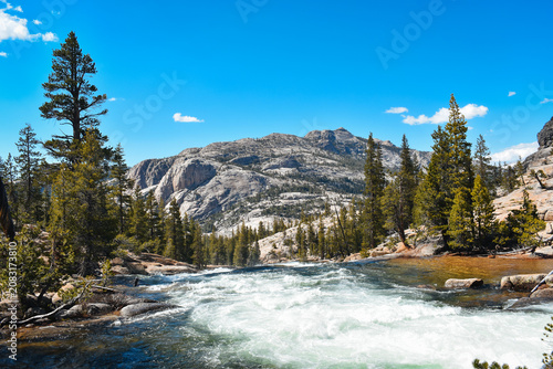 river in the mountains