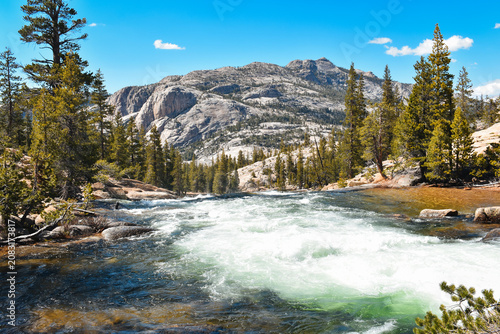 river in the mountains