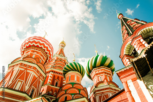 Moscow, Russia, 30 August 2016, Saint Basil's Cathedral orthodox on Red Square