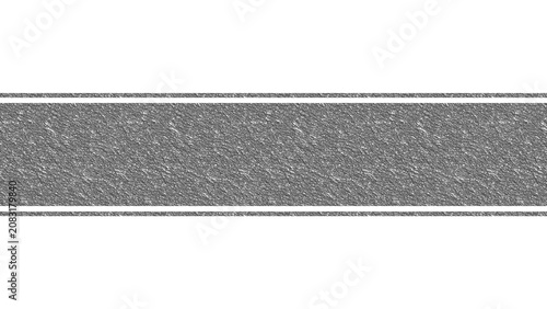Silver metallic textured horizontal stripe overlay with elegant borders isolated on transparent background 8K