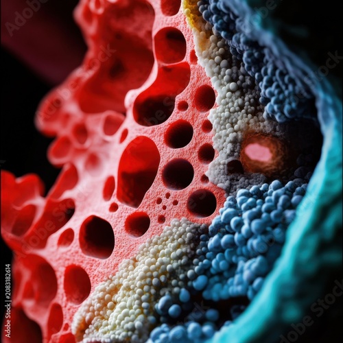 Detailed view of vibrant coral formations highlighting unique patterns and textures found beneath the ocean surface