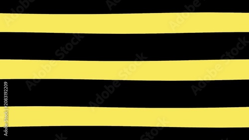 Abstract background with horizontal coral pink and black stripes pattern 4K Motion video