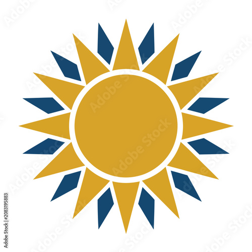 Stylized Sun Icon