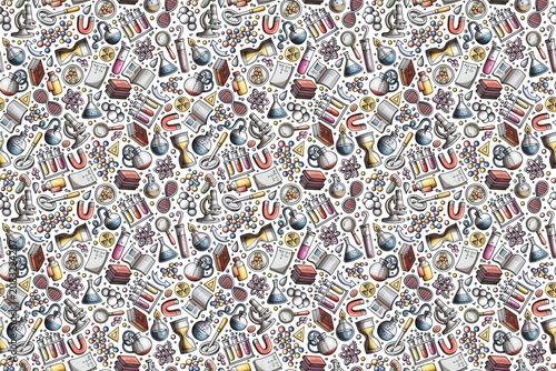 Fotografie Colorful collage of various cartoon characters and objects