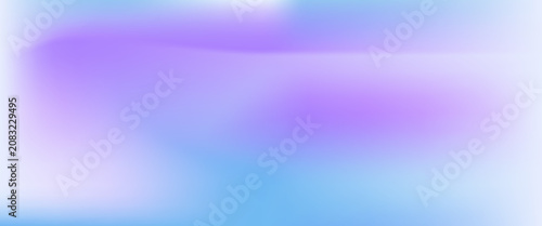 Color gradient background, abstract pastel rainbow. Light soft blue purple pink white color banner gradation texture, vector blur abstract background