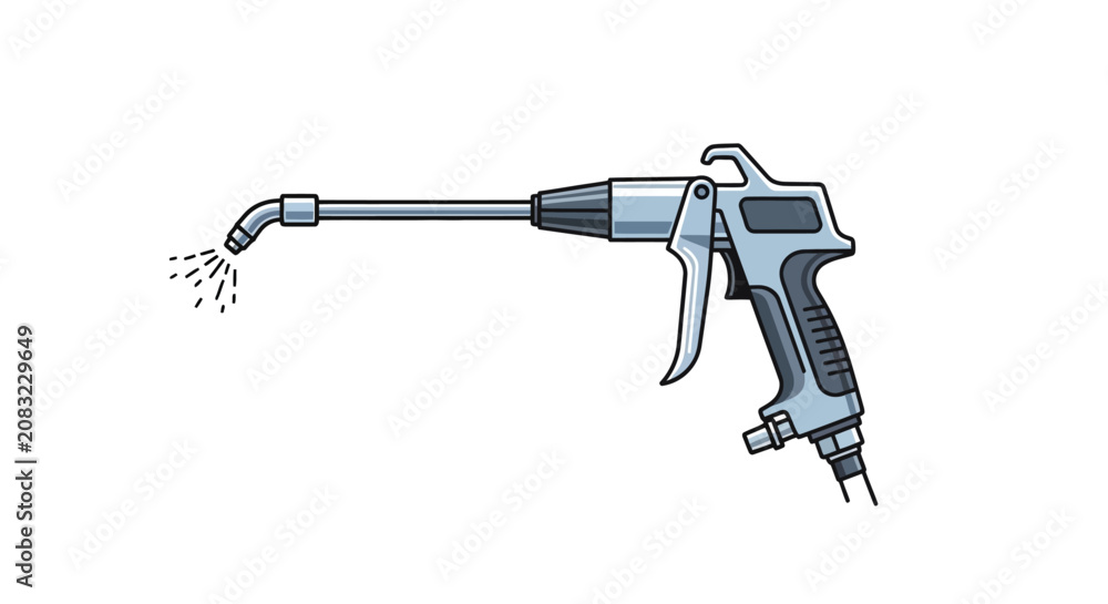 Fototapeta premium Electric Pressure Washer Cleaning Tool.