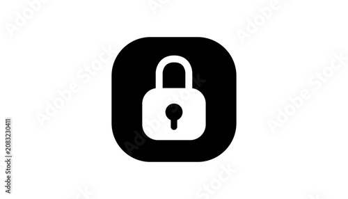 Lock Icon – Password Security, Secure Login and Privacy Protection