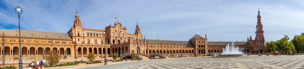 Obraz premium Plaza de Espana, Sevilla, Spanien