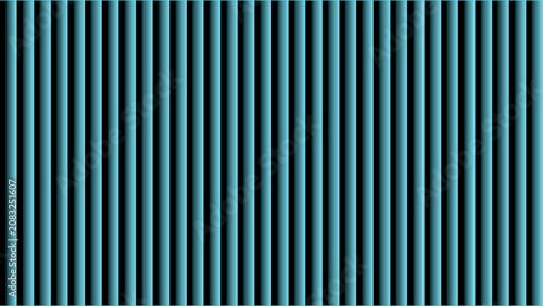 Teal corrugated metal texture, industrial blue vertical ribbed wall background, metallic grooved surface with repeating parallel lines