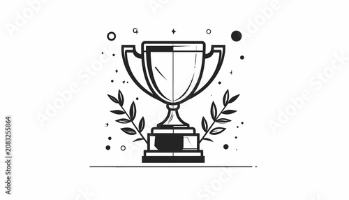 Trophy Cup Award Winner Championship.