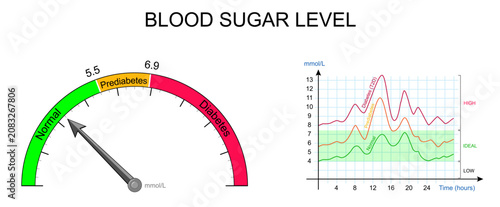фотографія Blood sugar level