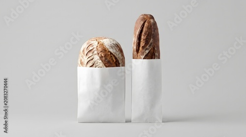 Dark Artisan Bread Bag Mockup