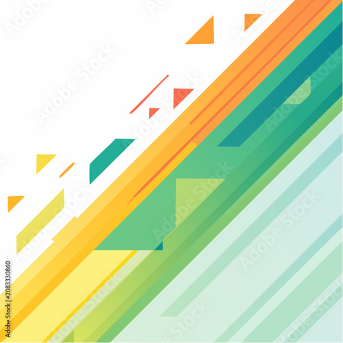 Colorful Abstract Geometric Vector Background