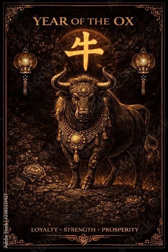 Fu Luck and Happiness Chinese Zodiac Year of the