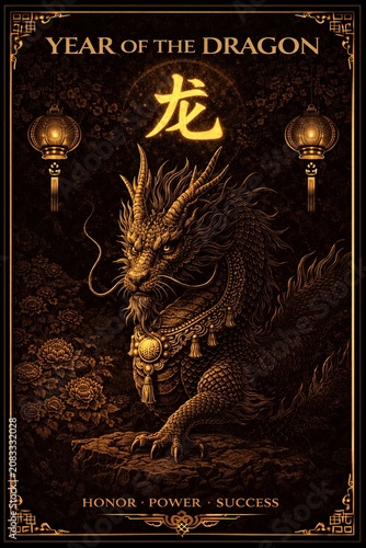 Fu Luck and Happiness Chinese Zodiac Year of the