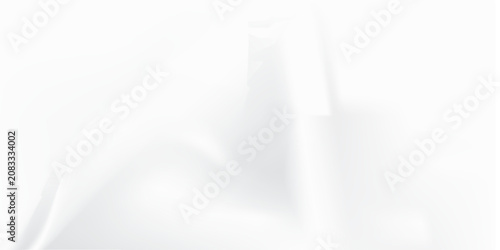 Silver foil background with metal mirror texture. Chrome gradient surface with light gloss. Vector aluminum grey sheet with reflection