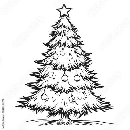 christmas tree vector