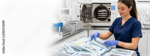 Dental assistant tracking instrument sterilization for modern