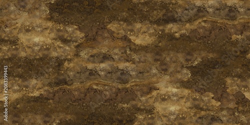 Cuadro en lienzo Abstract art rust background seamless pattern khaki brown grunge rusty metal tex