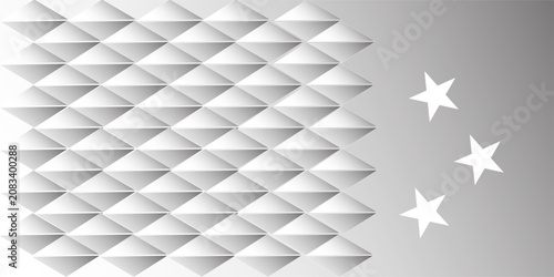 bstract hexagon cube shape background. Vector banner design. Hexagon pattern.