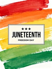 Juneteenth Freedom Day Celebration Poster