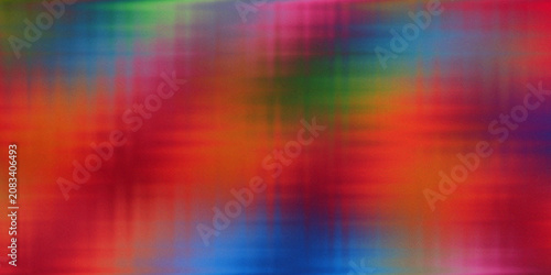 Obraz na plátně Vibrant abstract background with blurred streaks of bright colors like red, blue, and green