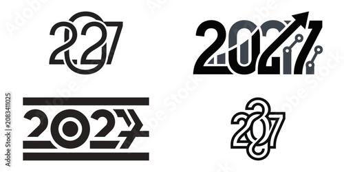 New Year 2027 and 2027 Designs: Modern Typography and Concepts