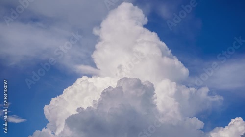 timelapse of clouds in the sky