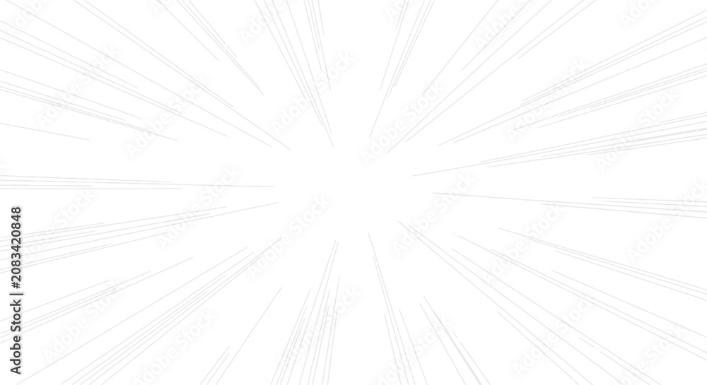 Naklejka premium Abstract motion blur background with white lines converging towards a bright light