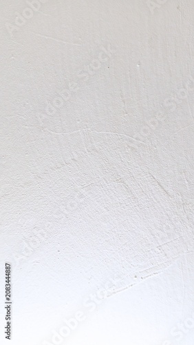 Quadro su tela Clean White Concrete Surface Texture Showing Soft Natural Scratches And Marks