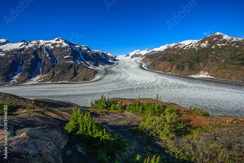 Obraz na płótnie Overlooking the Salmon Glacier, British Columbia