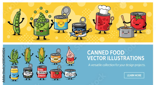 Φωτογραφία Vector illustrations of anthropomorphic vegetables and kitchen items on fgh 46 a