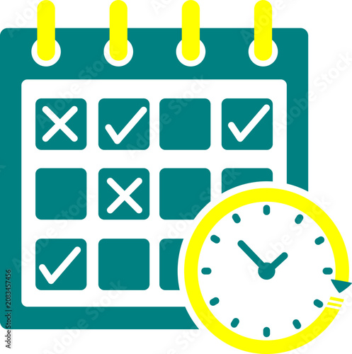 Schedule Planning and Productivity Icon