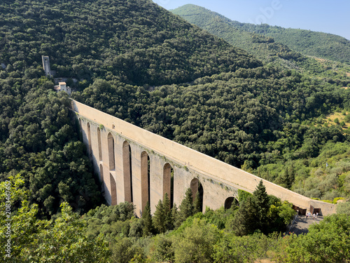The Bridge of Towers, Spoleto, Umbria, Italy