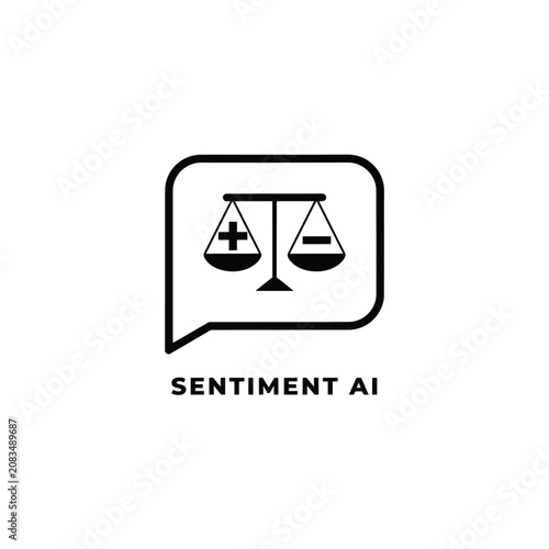 Photography Scales of justice icon within a speech bubble a black silhouette on a white back
