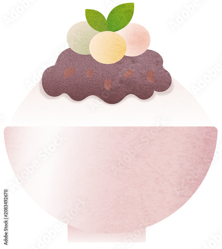 휴가 여름 디저트 빙수 바다